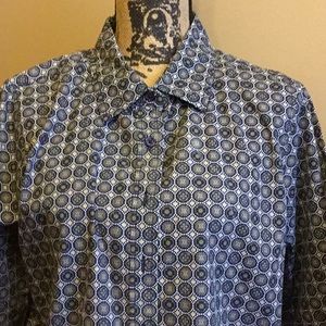 Graphic button down by American Sweetheart.